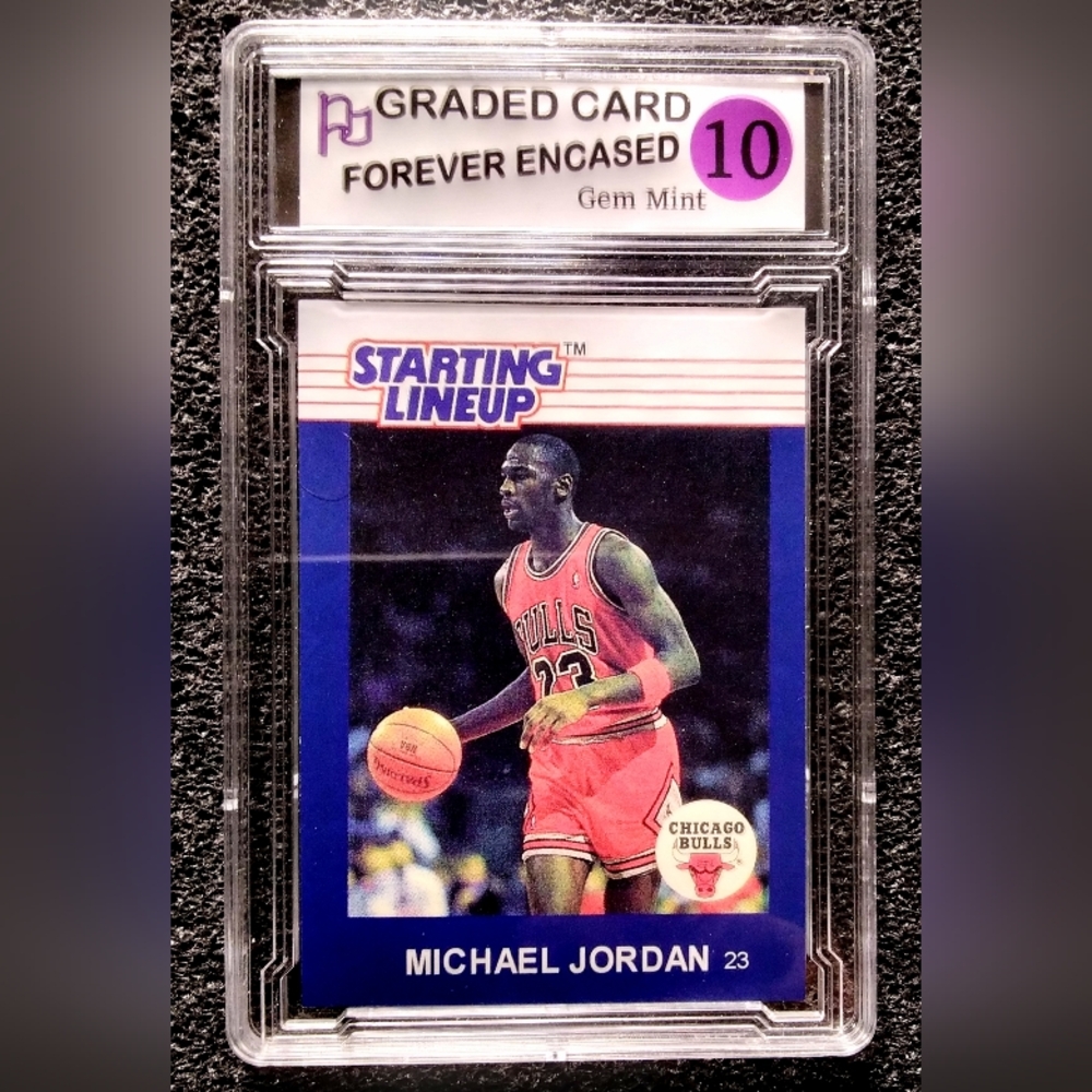 Michael Jordan Chicago Bulls Starting Lineup Vintage Basketball Card